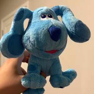 Blue Plush Dog Toy